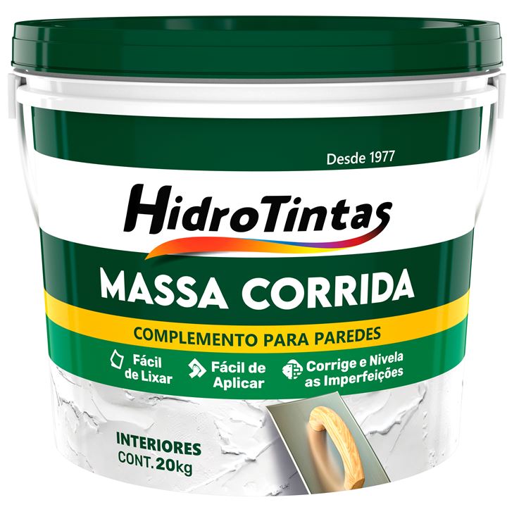 MASSA CORRIDA PVA 20KG - HIDROTINTAS