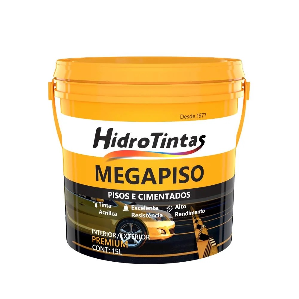 TINTA P/PISO 15L VERDE MEGAPISO HIDRO