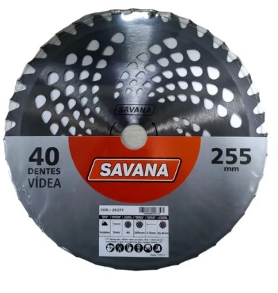 LAMINA CIRC. VIDEA40D 255X1”X1,4MM P/ROÇ