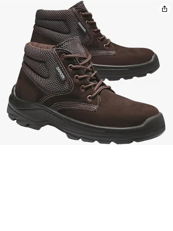 BOTA DE SEGUR. NOBUCK C/B PVC CAFE N° 37