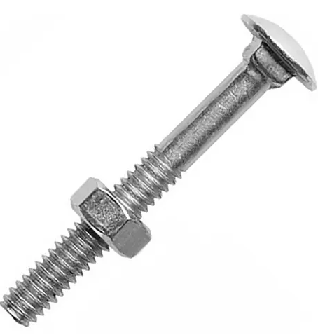 PARAFUSO CB FRANCESA C/PORCA SEXT 5/16X4