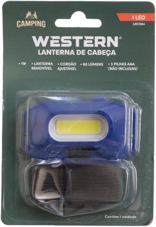 LANTERNA CABECA 1LED - WESTERN