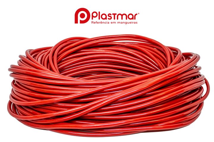 ESPAGUETE PVC 5,0X6,8 VERMEL. OPACO 1KG