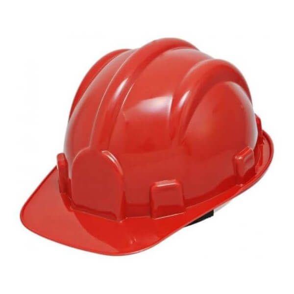 CAPACETE DE SEGURANÇA - VERMELHO PLASTCO