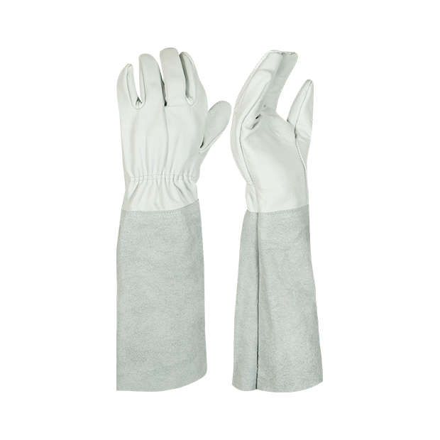 LUVA VAQUETA PUNHO RASPA 20CM - PLASTCOR