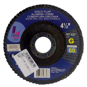 DISCO FLAP 4.1/2  ZIRCONIA 060