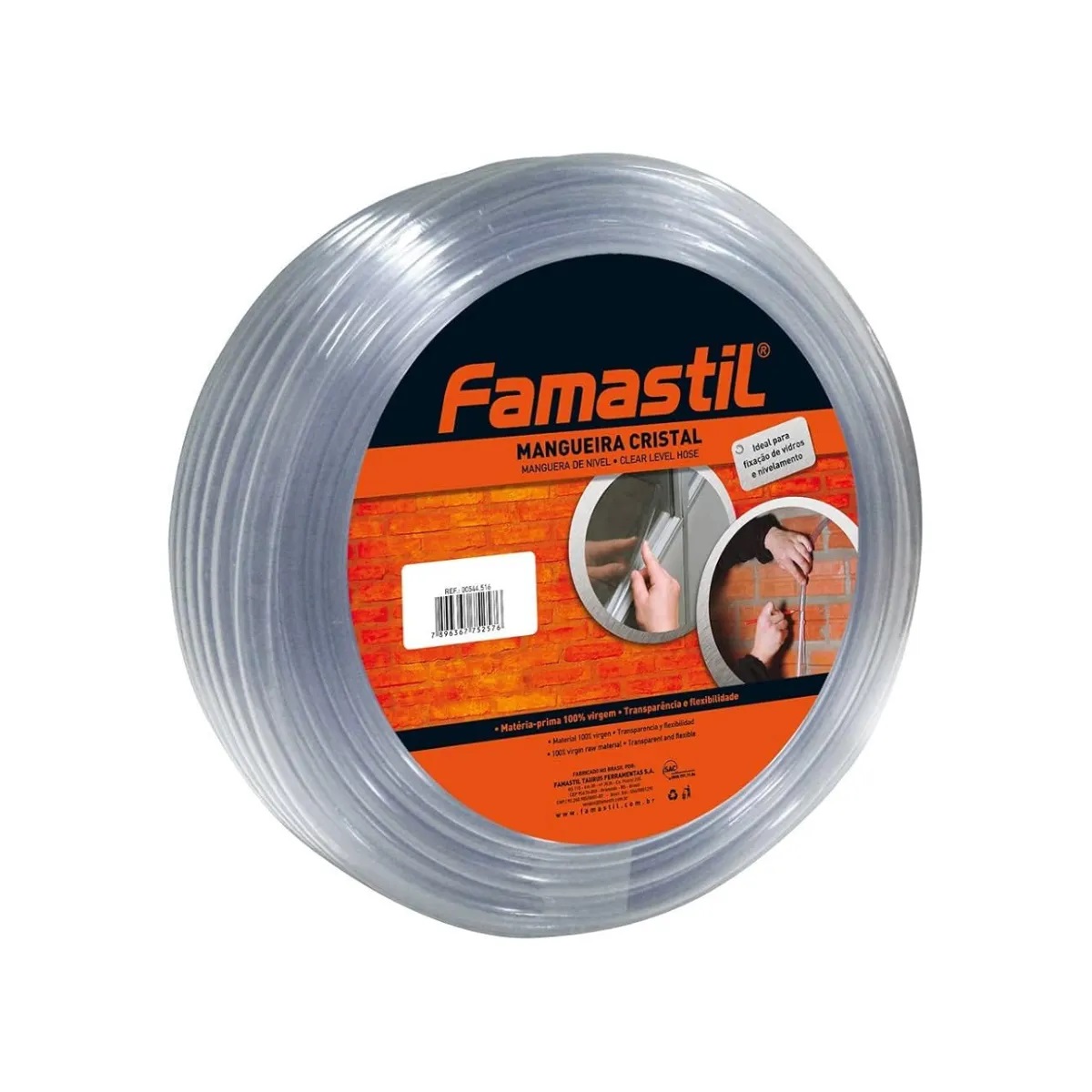 MANGUEIRA NIVEL CRISTAL 5/16X1,2MM C/15M