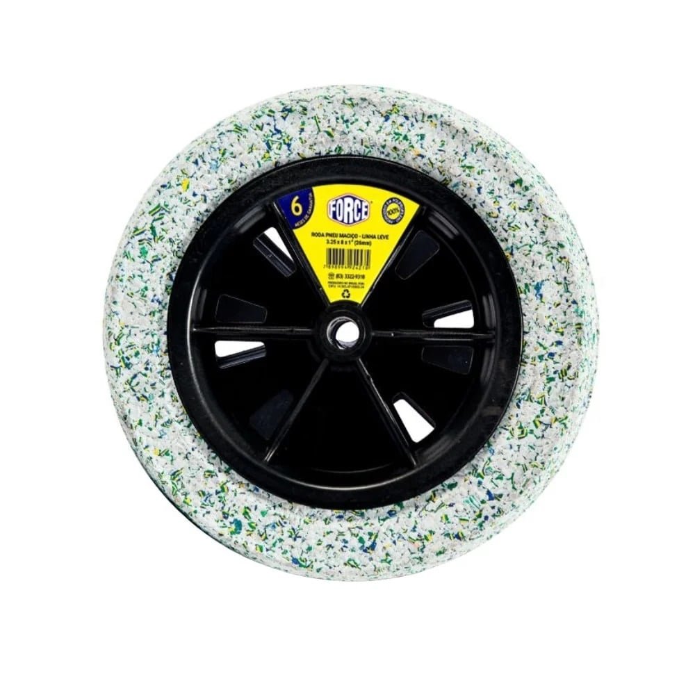 PNEU MACIO COMP. 3.25X8X1/2” LINHA LEVE