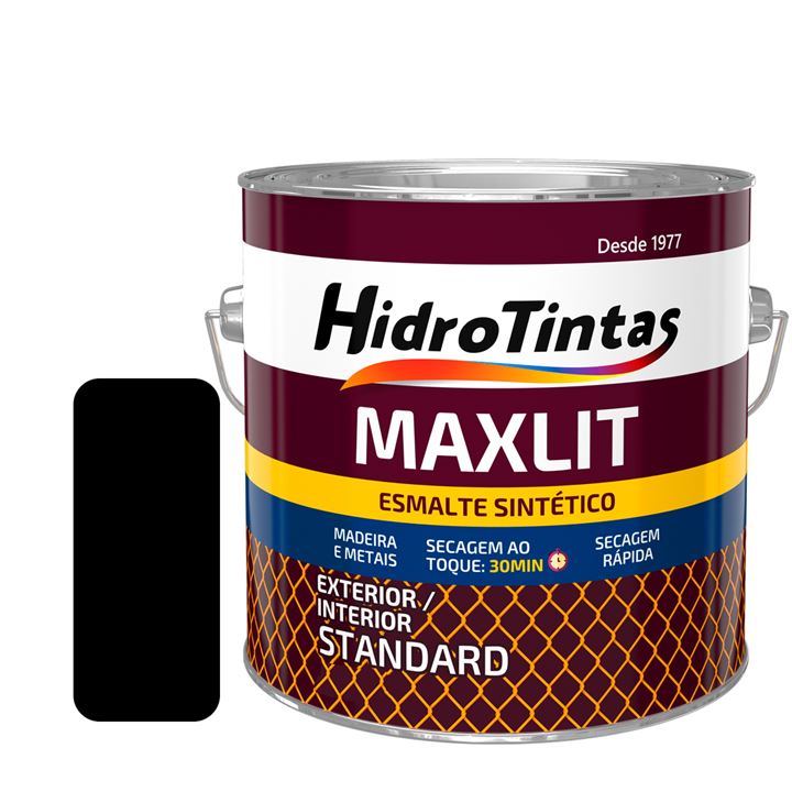 TINTA ESMALTE SINT 900ML PRETO HIDRO