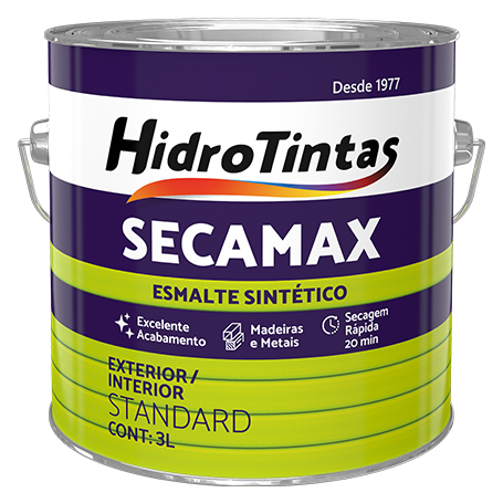 TINTA ESMALTE SINT 3L PRETO FOSCO HIDRO