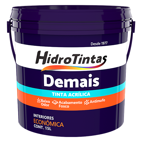 TINTA ACRIL FOSCO 3L CINZA REAL HIDRO