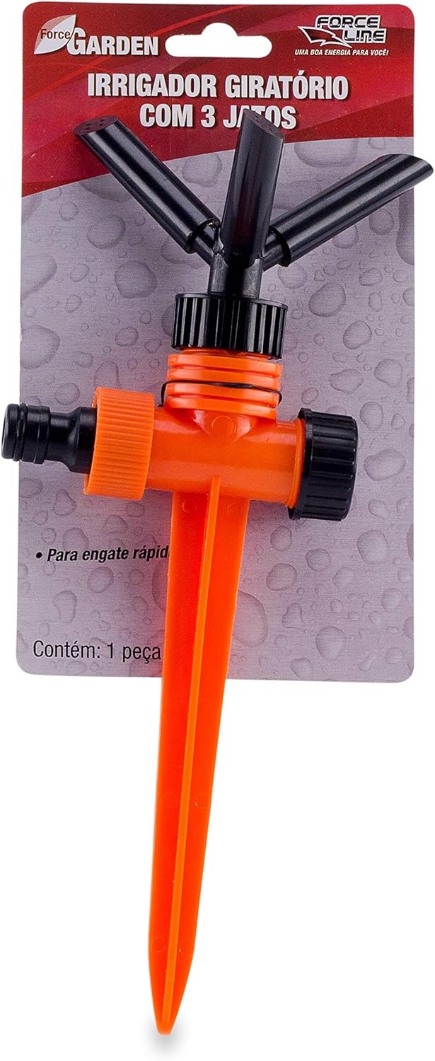 IRRIGADOR GIRATORIO COM 3 JATOS FORCELIN