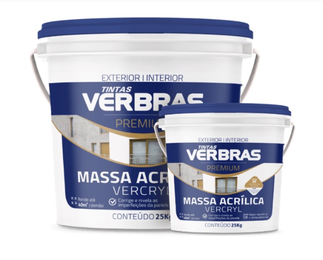 MASSA ACRILICA PREMIUM 25KG VERBRAS